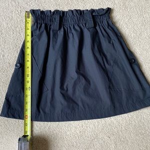UO black cotton high waist mini skirt S/P